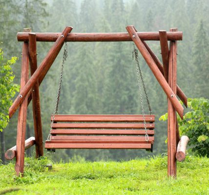 huśtawka ogrodowa drewniana jak zrobić